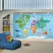 RoomMates World Map Mural Peel & Stick Wallpaper